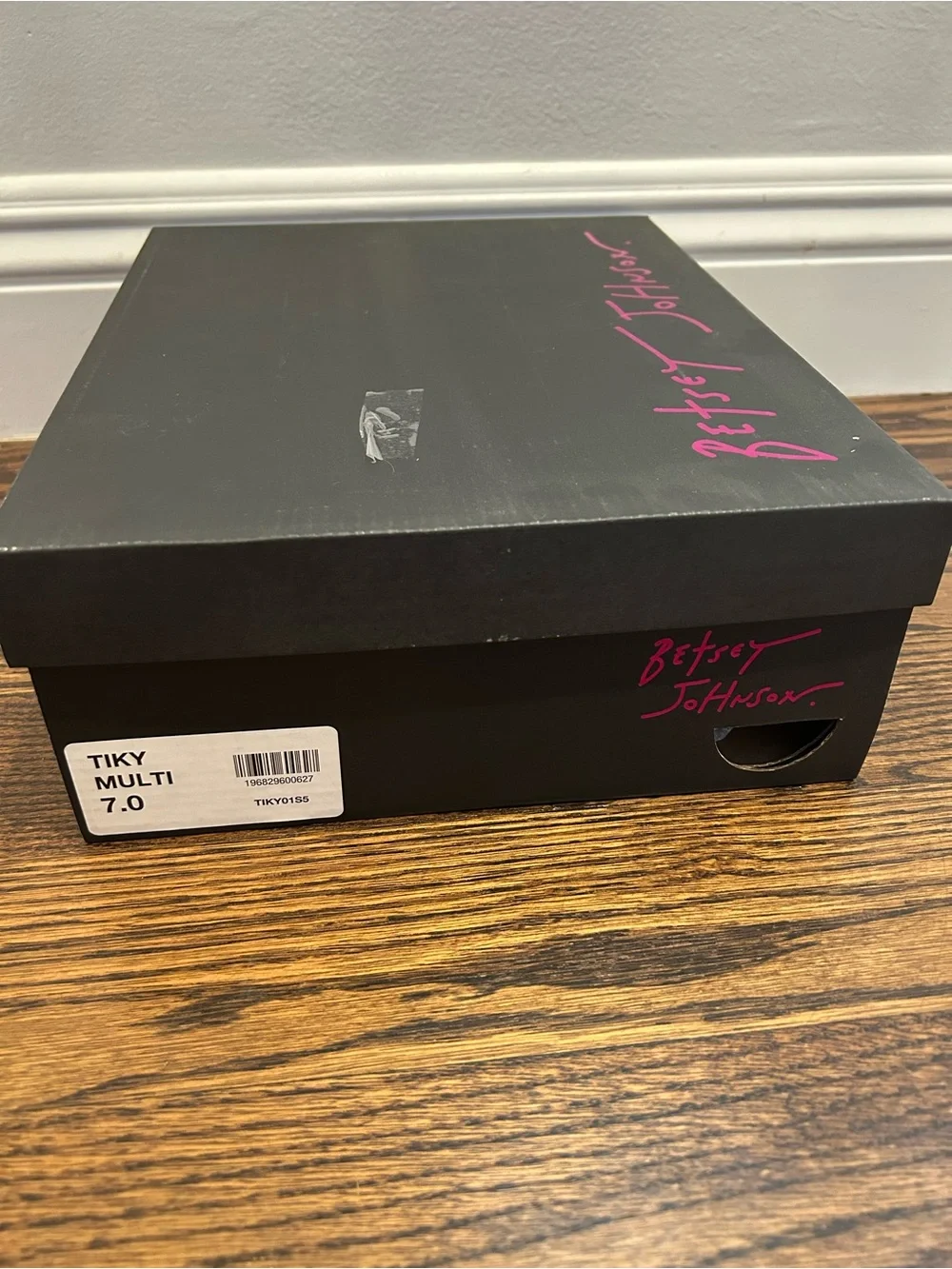 Betsey Johnson Pink Strawberry Platform Sandals with Metallic Green Knots